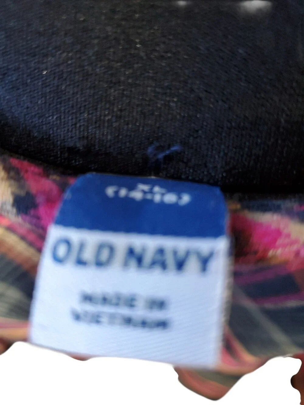 Girl's Old Navy Red and Black Plaid Mini Skirt A-line Size XL (14-16)